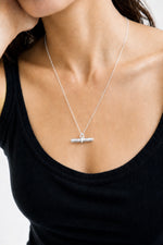 Load image into Gallery viewer, Toggle Necklace Sterling Silver
