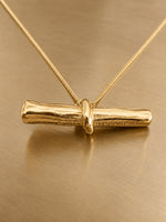 Load image into Gallery viewer, Toggle Necklace Gold Plate
