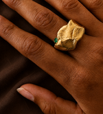 Load image into Gallery viewer, Bowie Ring - 22k Gold Plate | BIRTHSTONE
