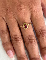Load image into Gallery viewer, Fino Ring - 22k Gold Plate | BIRTHSTONE

