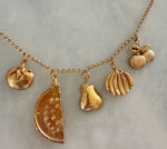 Load image into Gallery viewer, Fruit salad Necklace - Sterling Silver with 22k gold plating
