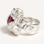 Load image into Gallery viewer, Miles Ring - Sterling Silver | BIRTHSTONE
