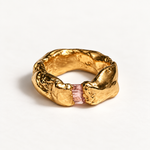 Load image into Gallery viewer, Donna Ring - Gold Plated | BIRTHSTONE
