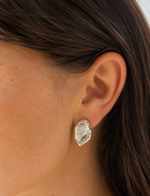 Load image into Gallery viewer, Mandorla Earrings Sterling Silver
