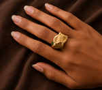 Load image into Gallery viewer, BOWIE RING - 22k Gold Plate | BIRTHSTONE
