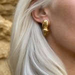Load image into Gallery viewer, Magnus Earrings - Sterling Silver with 22k Gold Plating
