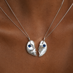 Load image into Gallery viewer, INSIEME Necklace (pair) - Sterling Silver | BIRTHSTONE
