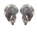 Load image into Gallery viewer, Ostrea Earrings - Sterling Silver
