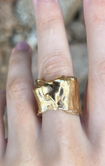 Load image into Gallery viewer, WILHELMINA Ring - Sterling Silver with 22k Gold Plating
