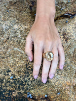 Load image into Gallery viewer, JULIET Ring - Sterling Silver with 22k Gold Plating
