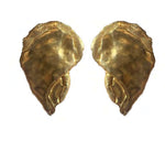 Load image into Gallery viewer, Ostrea Earrings - 22k Gold Plated
