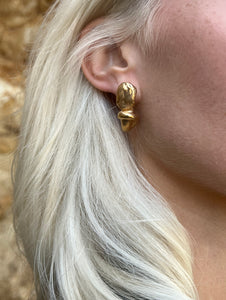 Magnus Earrings - Sterling Silver with 22k Gold Plating