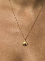 Load image into Gallery viewer, DYLAN Necklace - 22k Gold Plate | BIRTHSTONE
