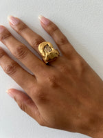 Load image into Gallery viewer, FORTE RING - 22k Gold Plate | BIRTHSTONE

