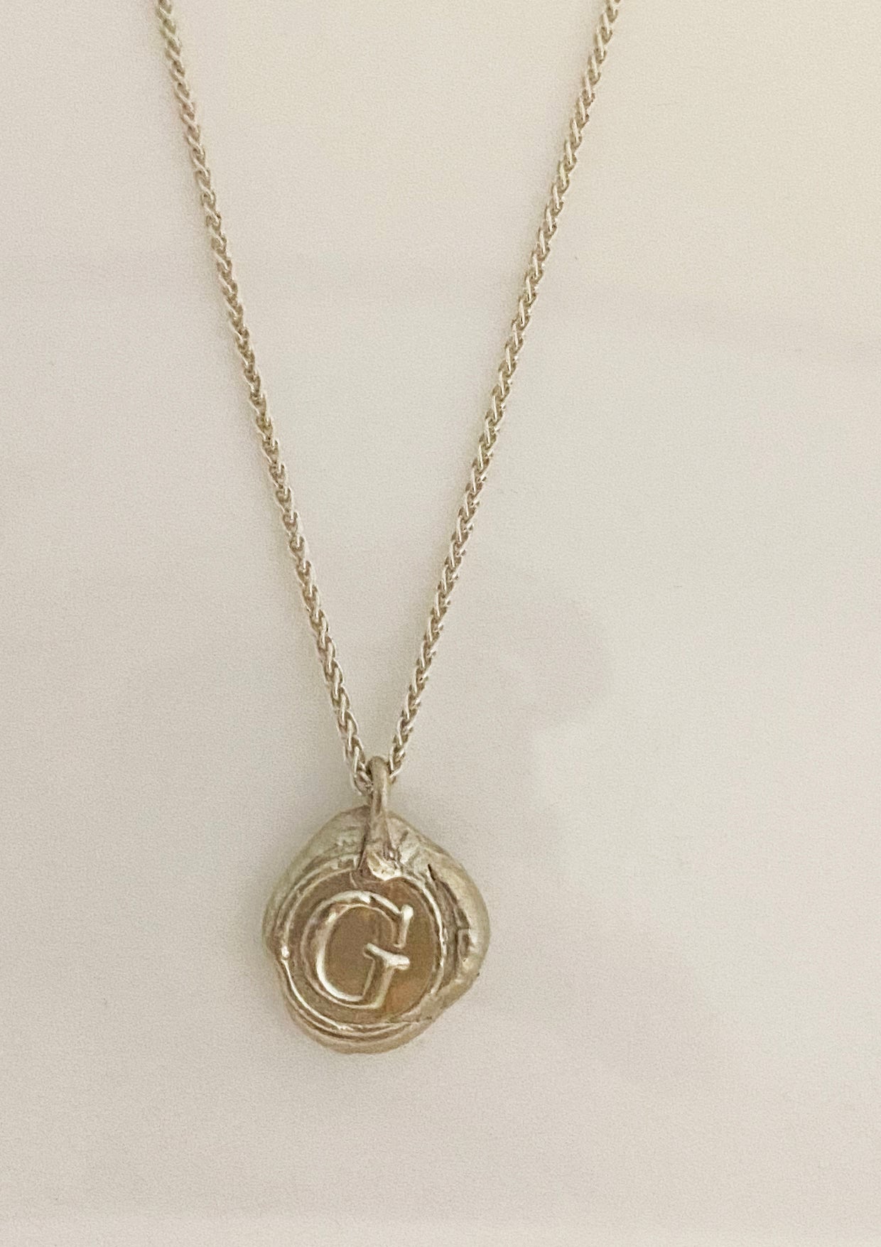 Personalised necklace - 75cm chain length