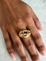 Load image into Gallery viewer, WILDE RING - 22k Gold Plated | BIRTHSTONE
