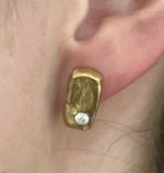 Load image into Gallery viewer, MAYA Earrings - 22k Gold Plate | BIRTHSTONE
