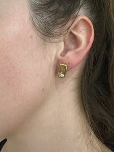 MAYA Earrings - 22k Gold Plate | BIRTHSTONE