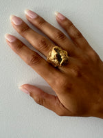 Load image into Gallery viewer, MILES RING - 22k Gold Plate | BIRTHSTONE
