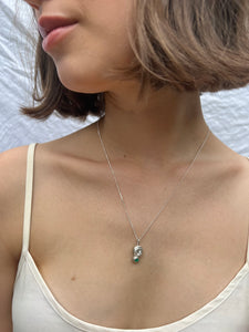 SIGLA Necklace - Sterling Silver | BIRTHSTONE